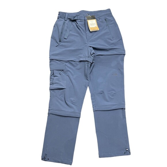 The North Face Womens Bridgeway Ankle Pants Blue Zip Pockets Size 8/REG New $119